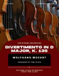 Divertimento in D Major, K. 136 Orchestra sheet music cover